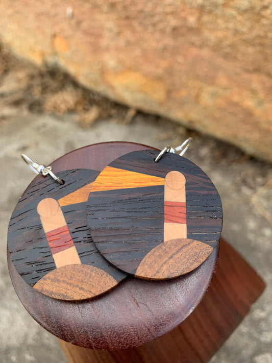 Unveiling Nature's Symphony: The Artistry of Handcrafted Wooden Earrings