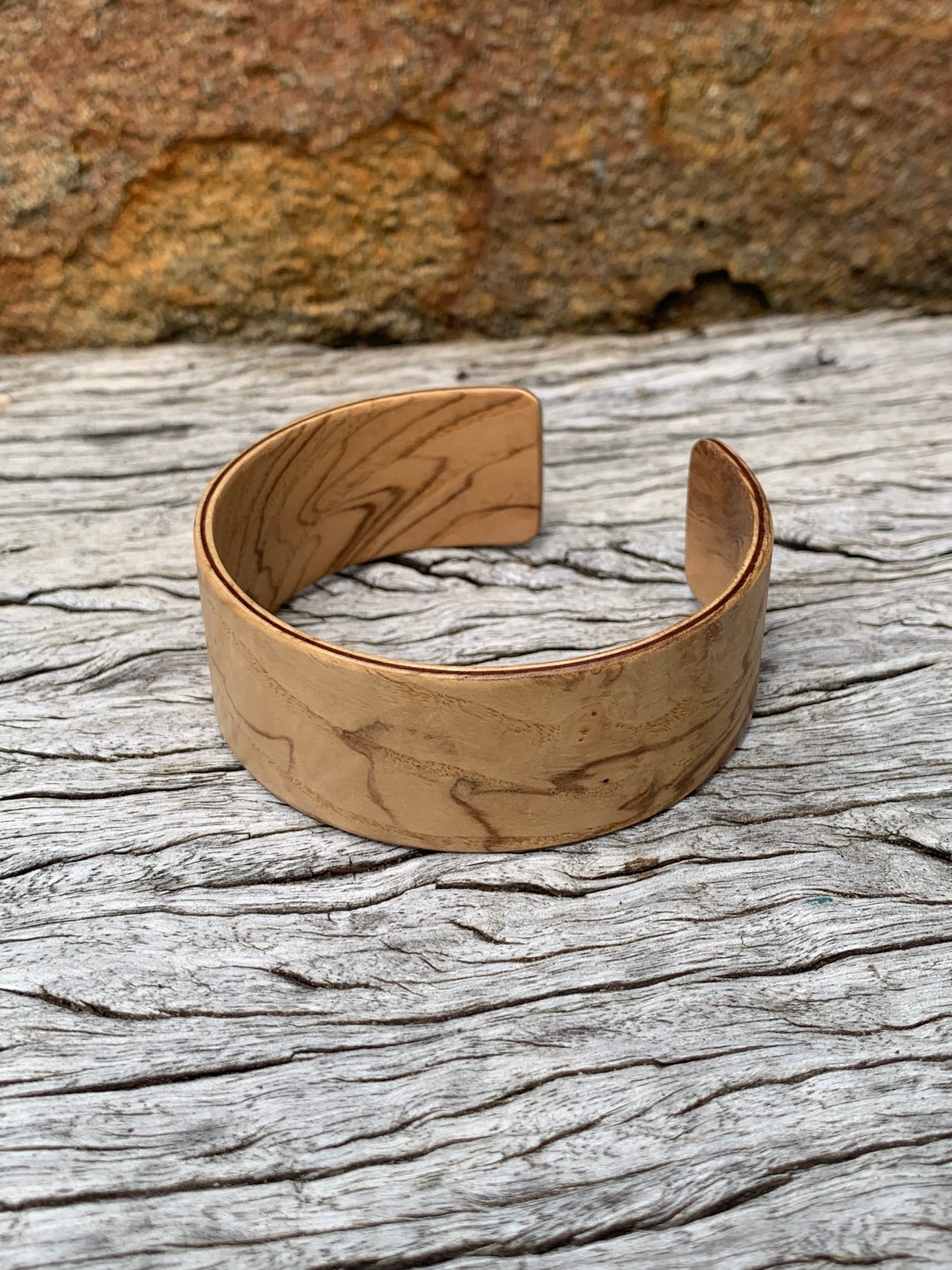Olive Ash Wooden Bangle