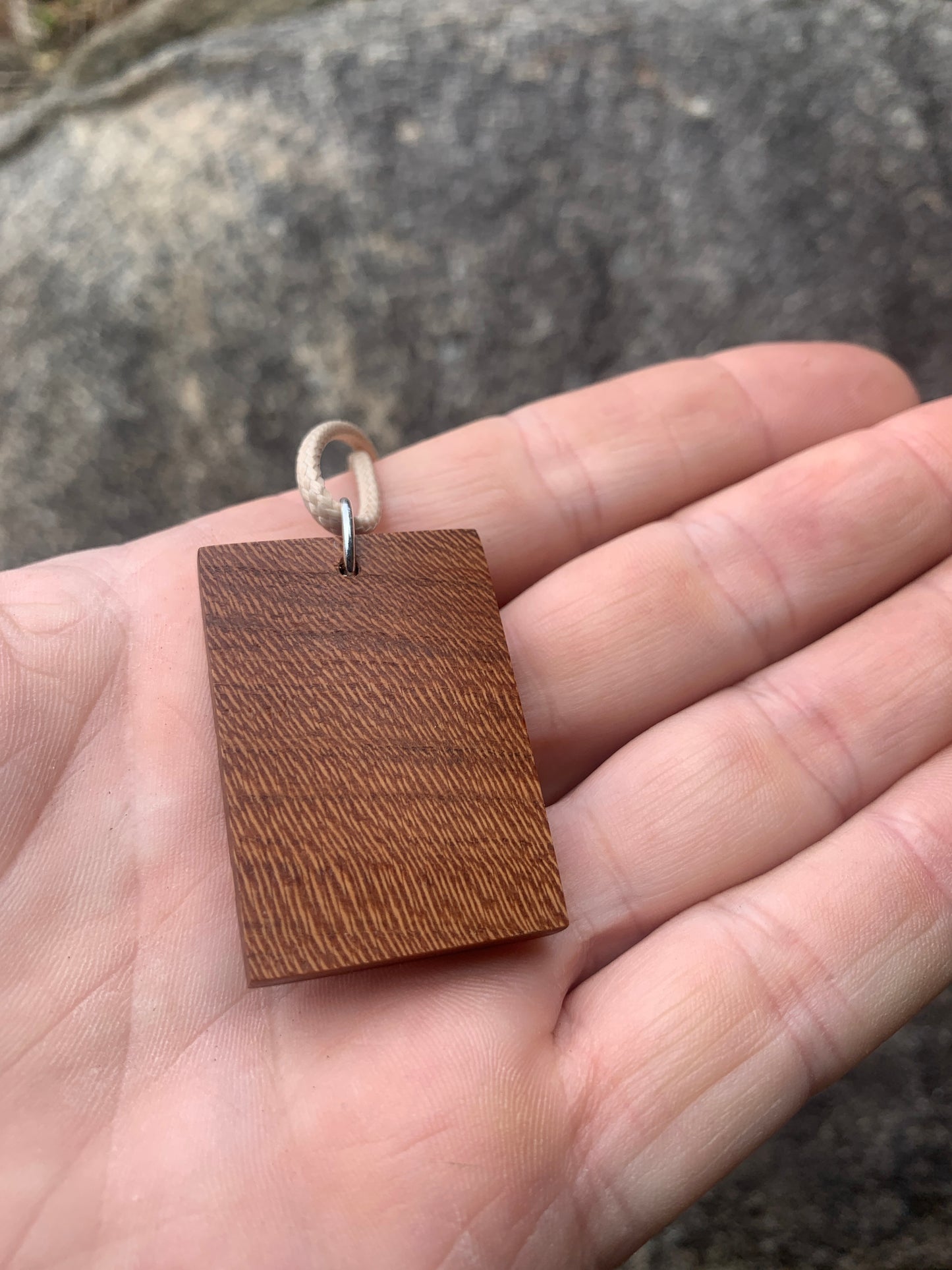 "Serpentis Pelle" Wooden Pendant, Handcrafted in Australia