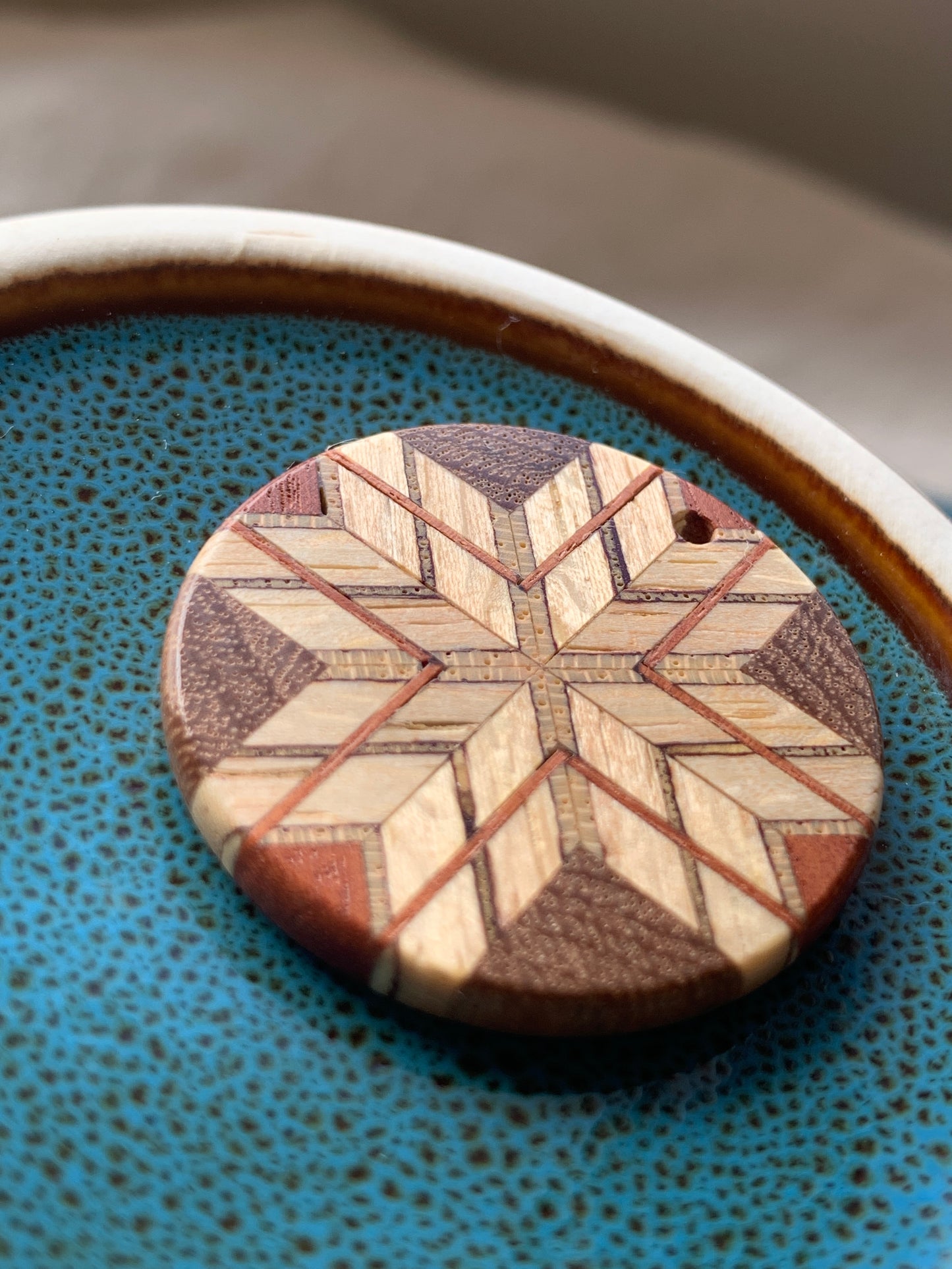 "Arca Ply Earrings – Handcrafted Wooden Angled Earrings | Sjarel Handmade Jewellery"