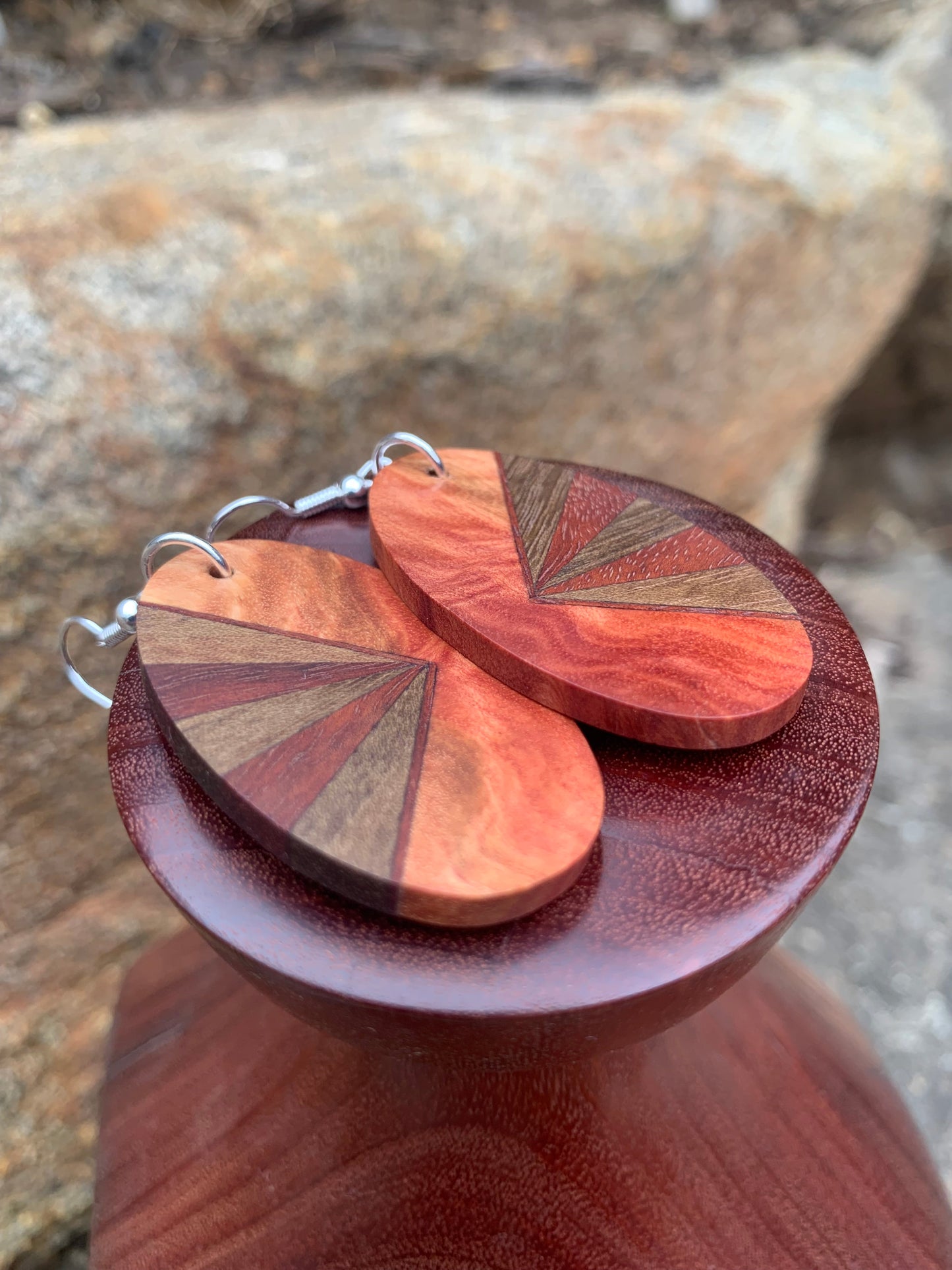 Mallee Mirage Wooden Earrings