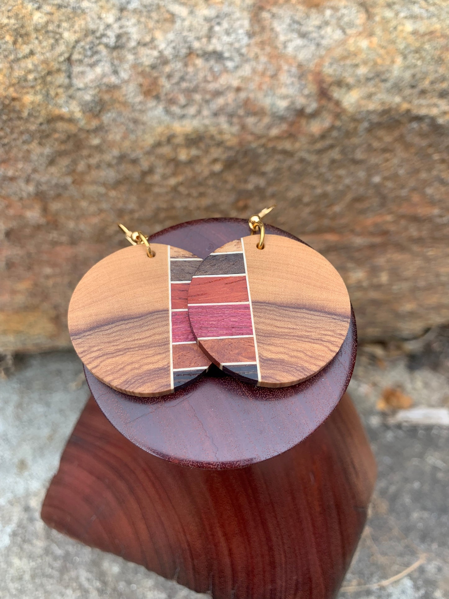 Dune Dream Wooden Earrings
