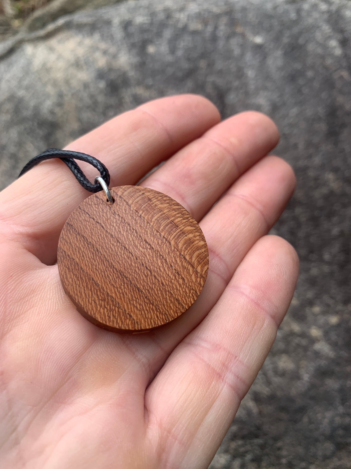 "Organized Chaos" Wooden Pendant, Handcrafted in Australia