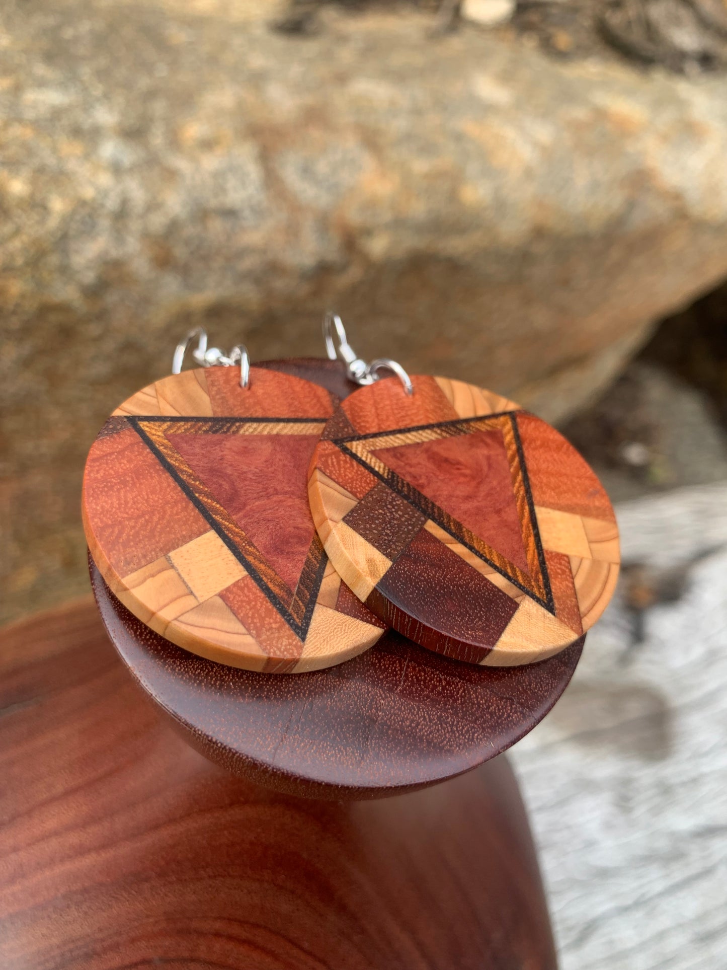 Tribute Wooden Earrings