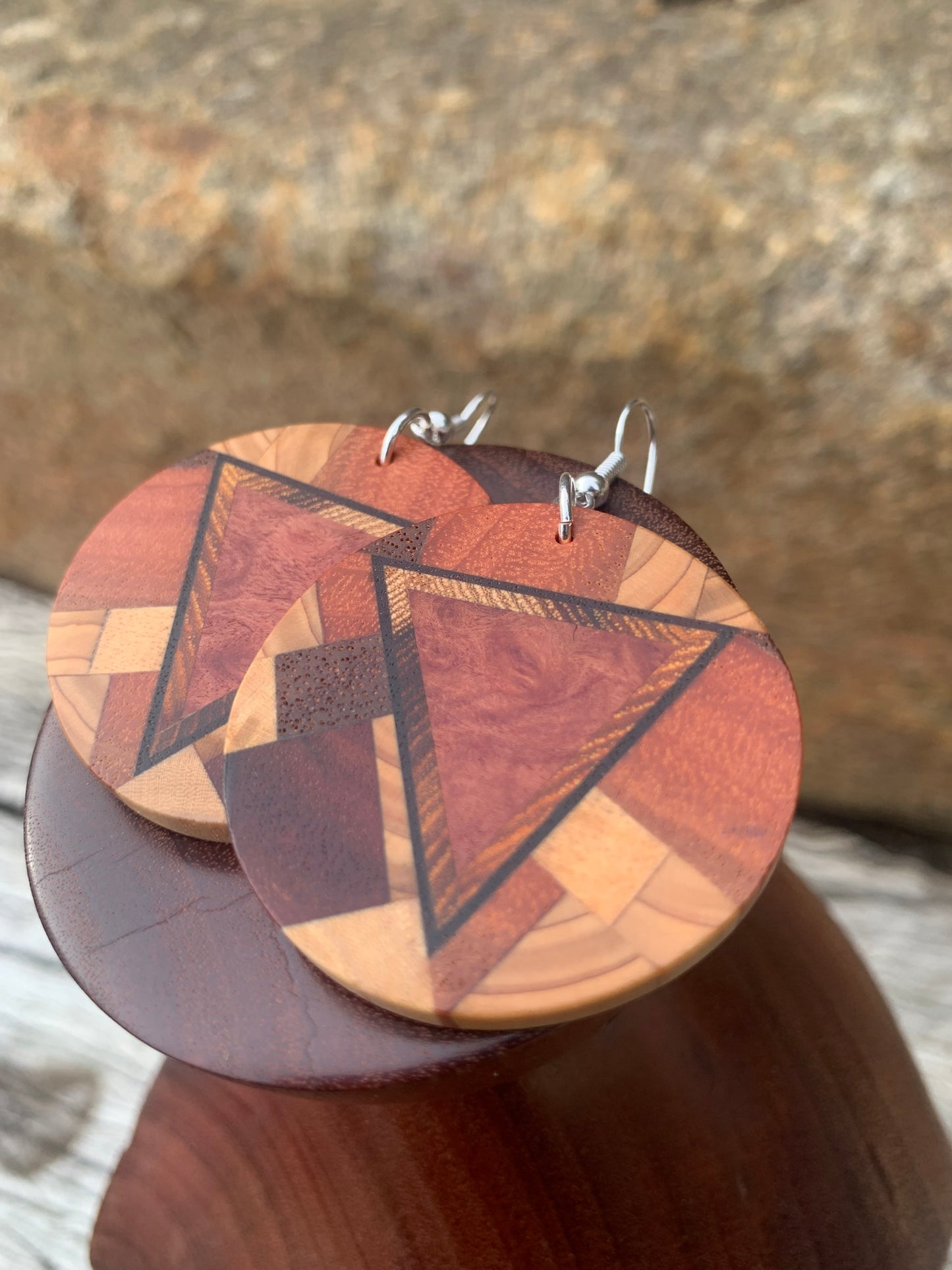 Tribute Wooden Earrings
