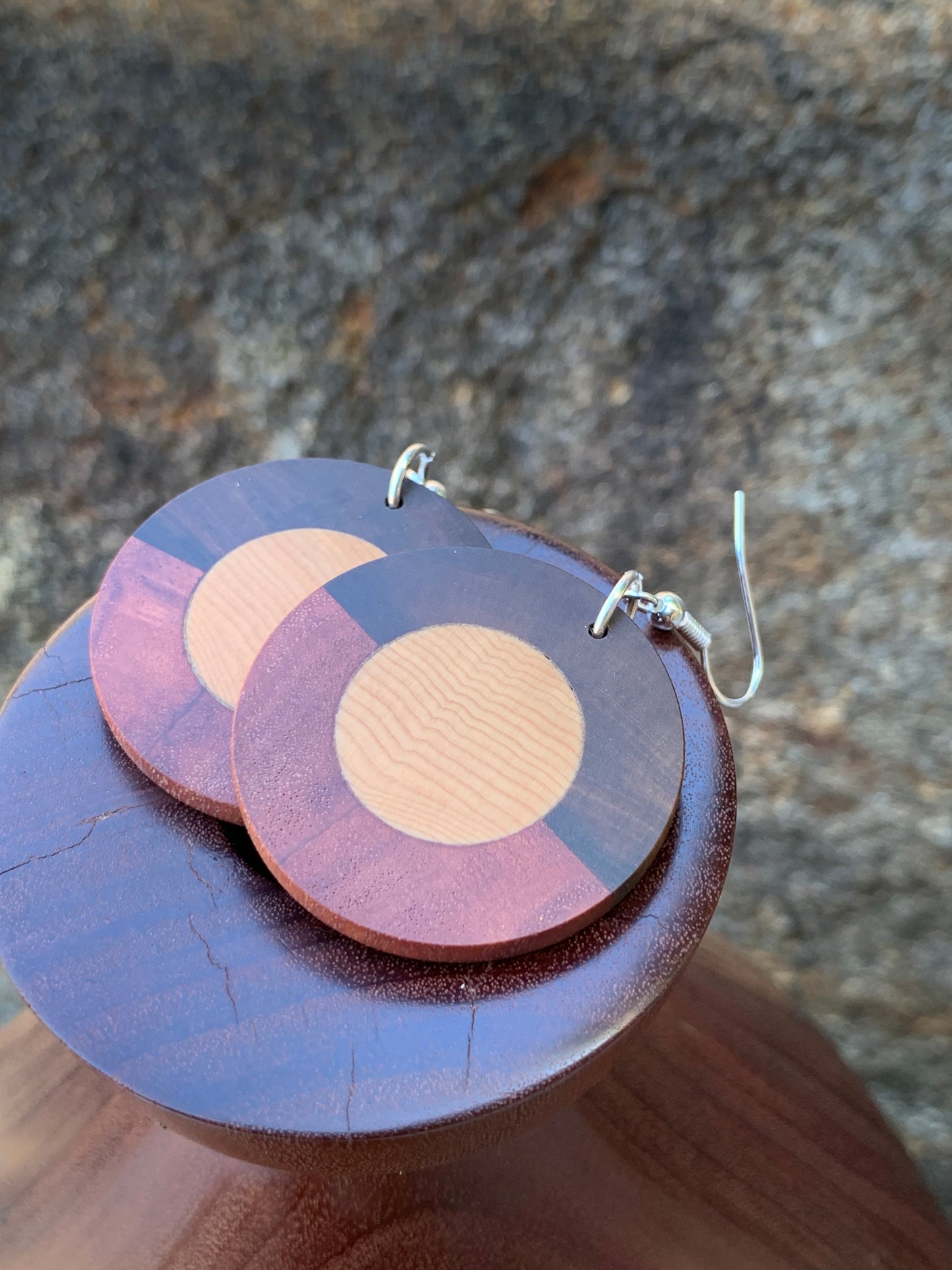 Spirit of Country Wooden Earrings