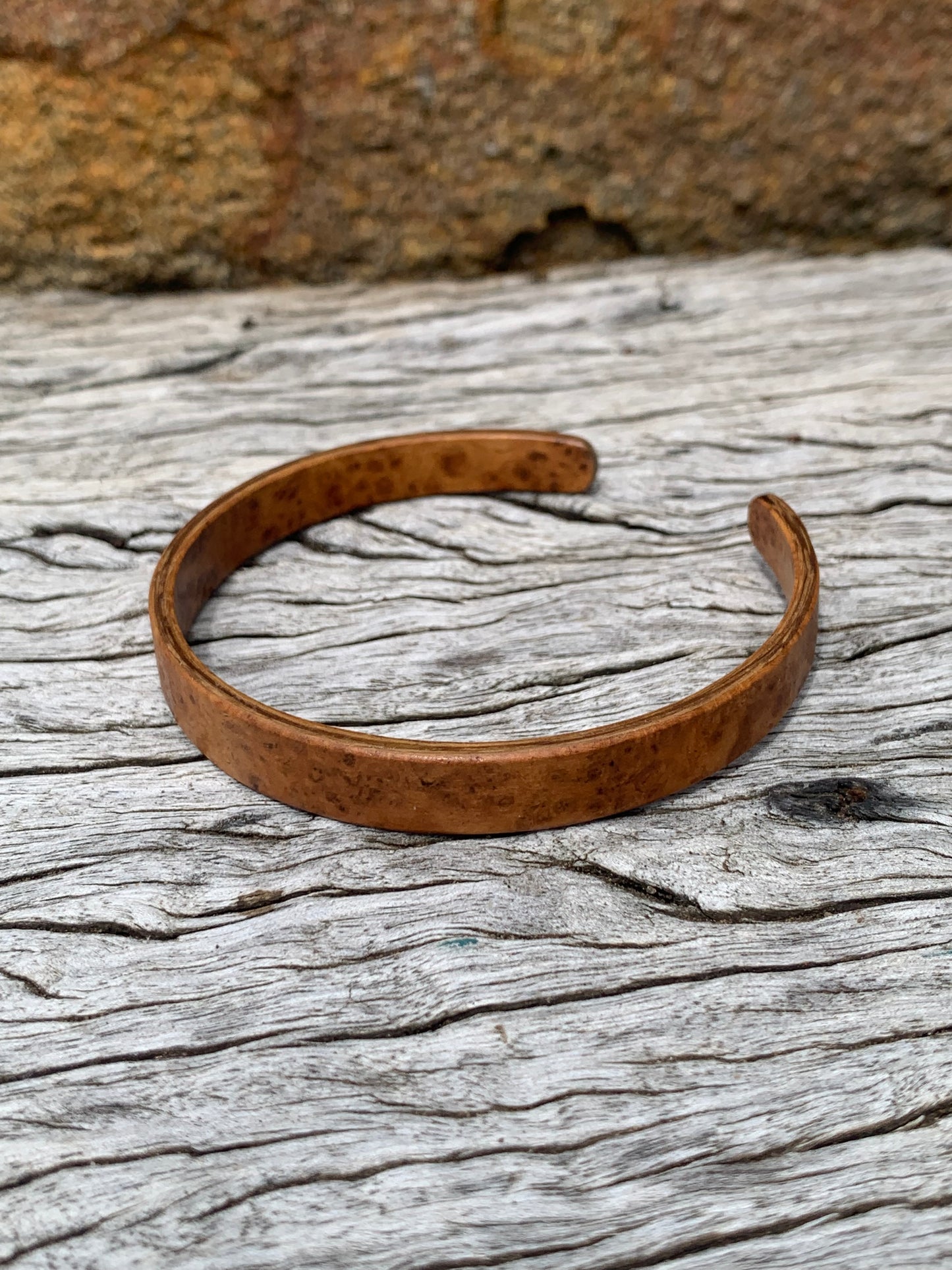 Amboyna Burl Wooden Bangle