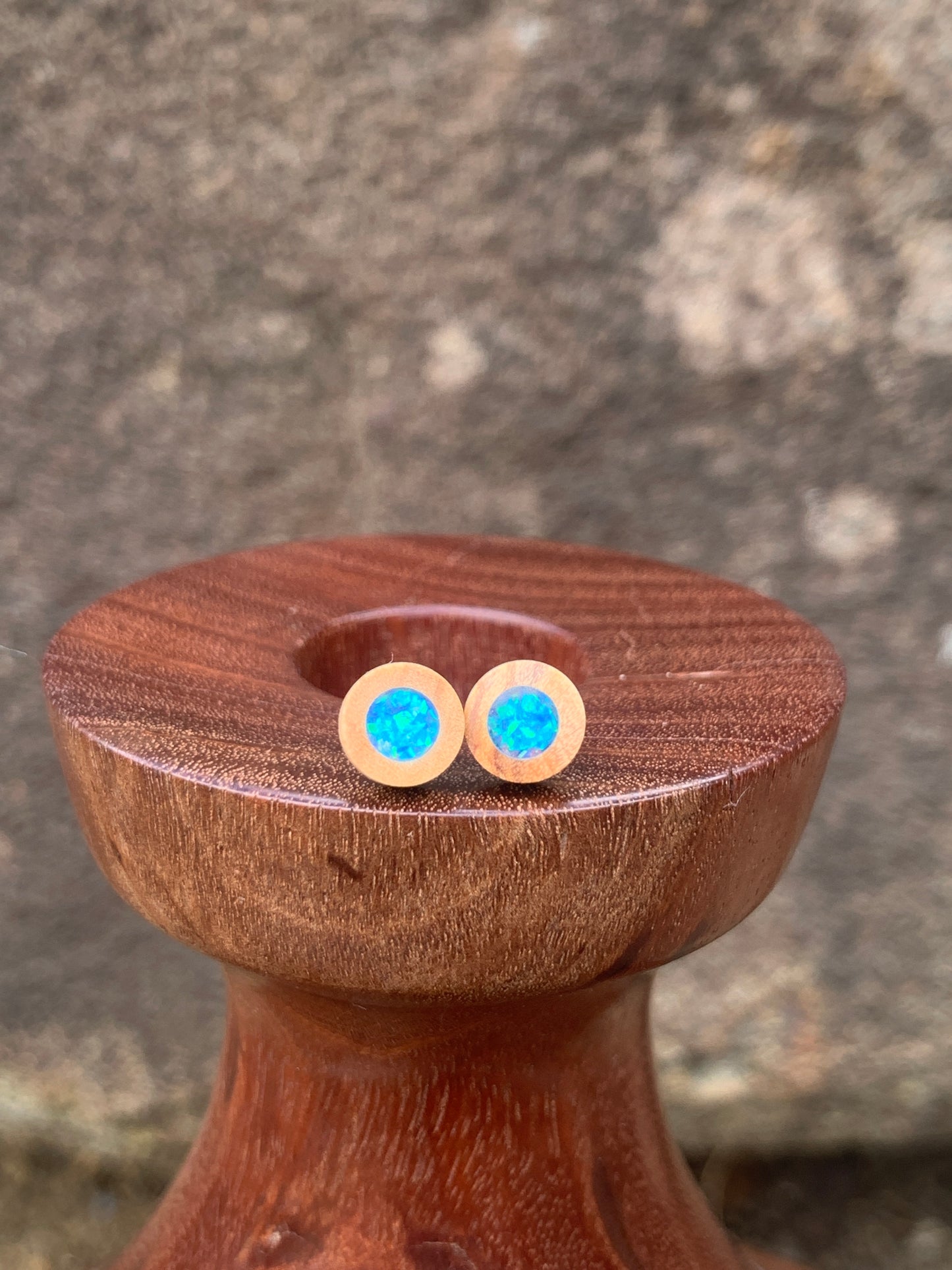 Little Wooden Stud Earrings