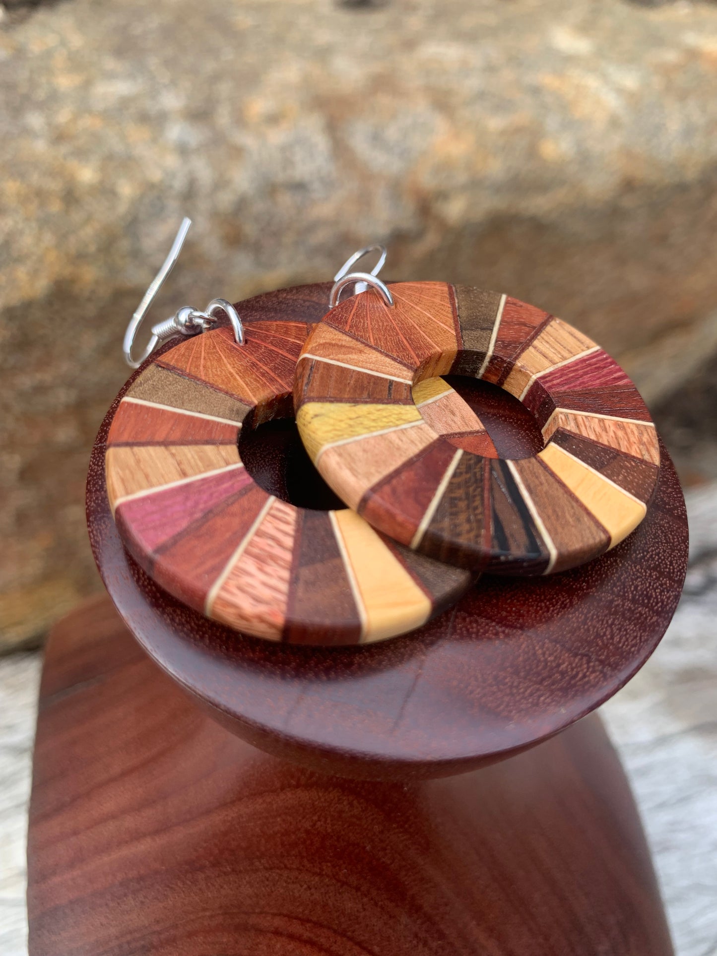 "19 Shades of Wood" Wooden Earrings
