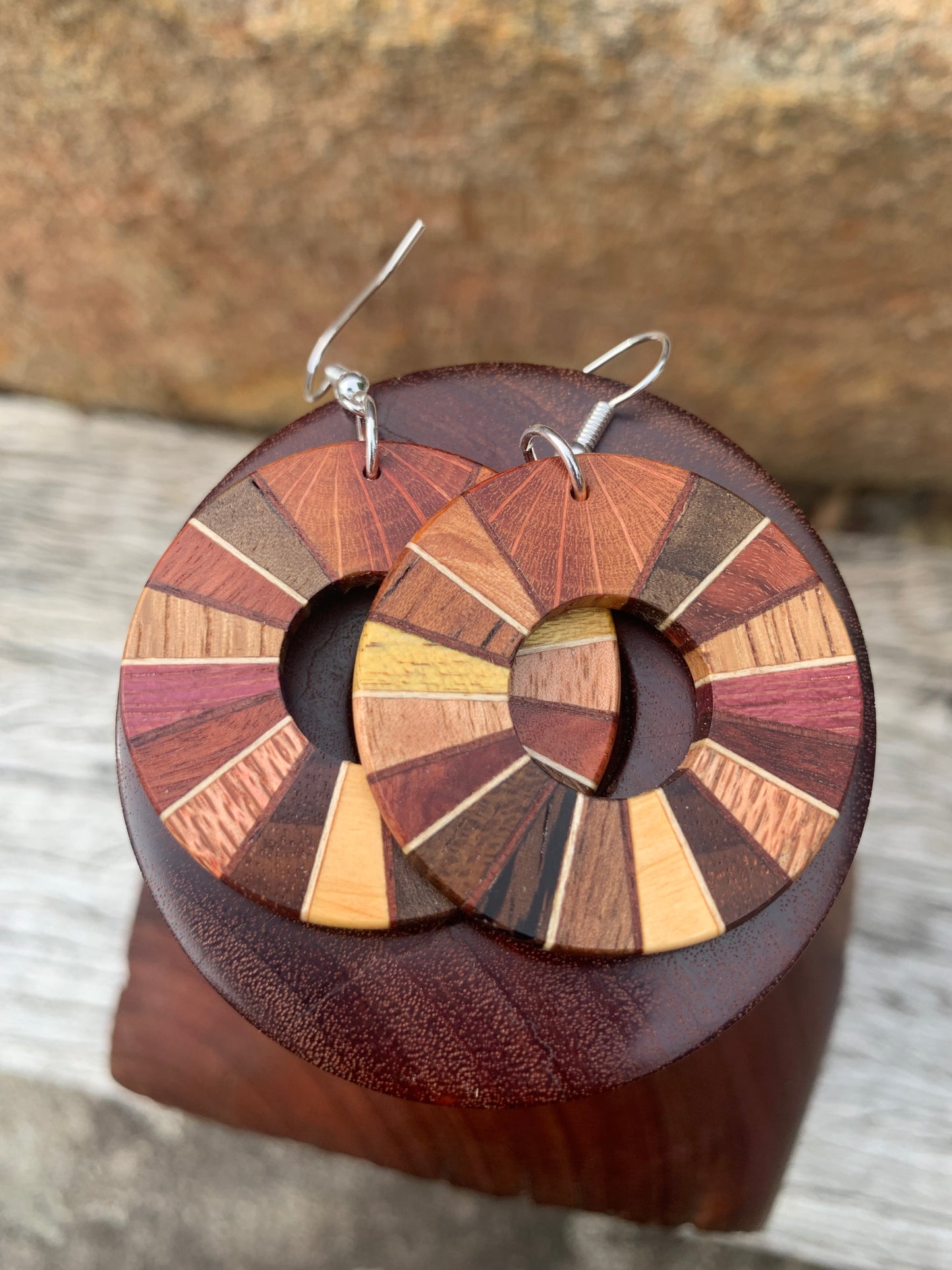 "19 Shades of Wood" Wooden Earrings