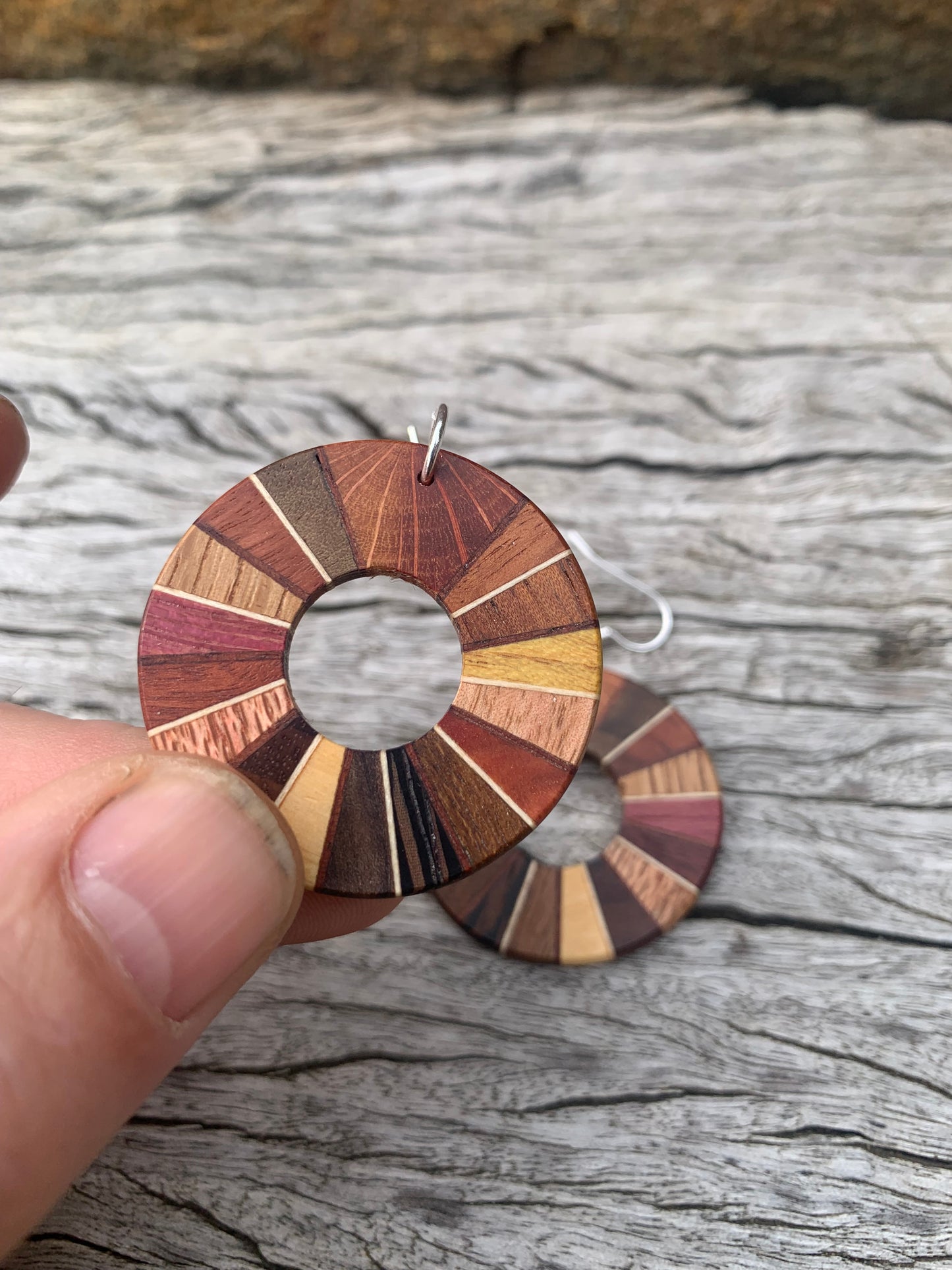 "19 Shades of Wood" Wooden Earrings