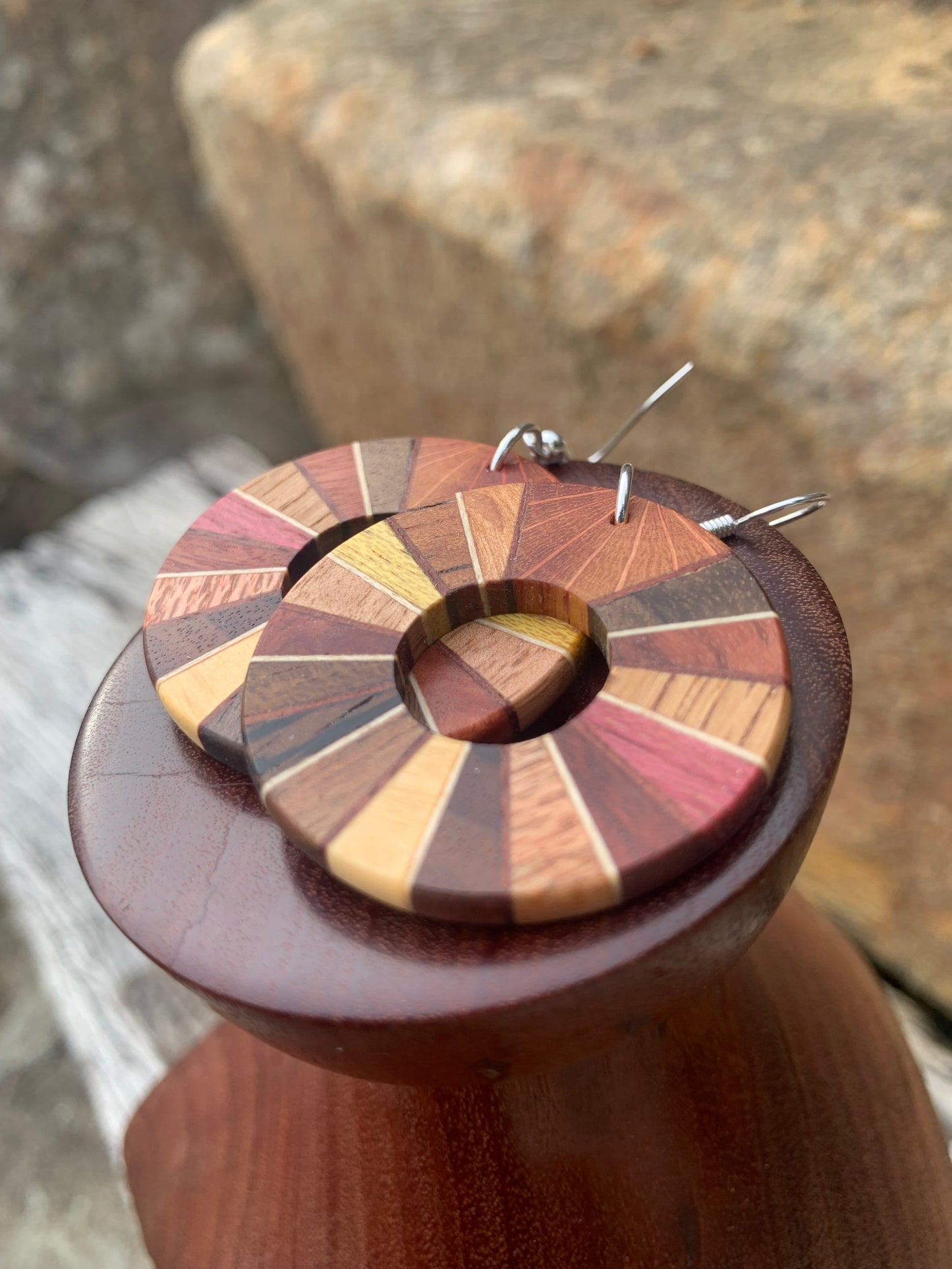 "19 Shades of Wood" Wooden Earrings