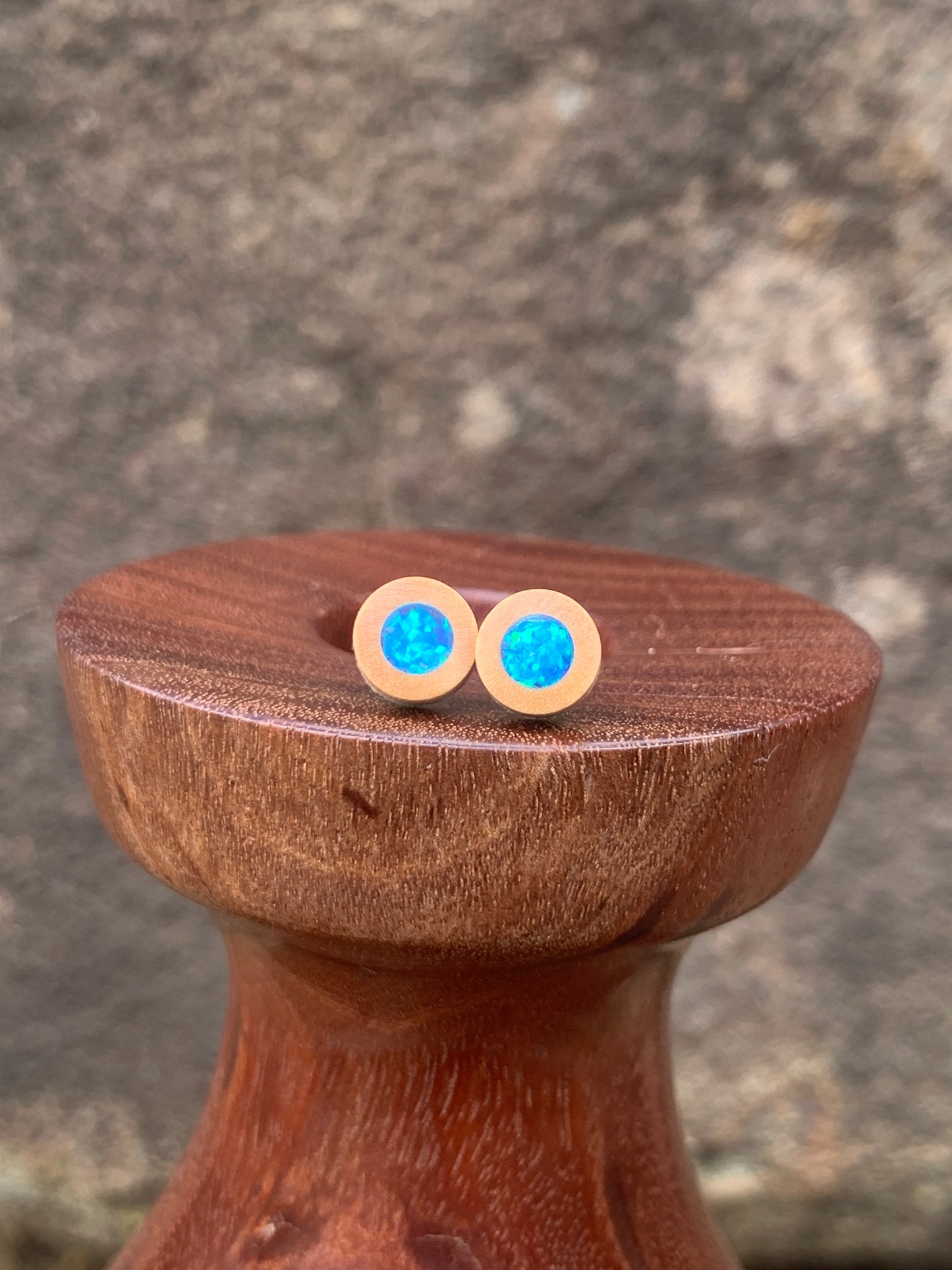 Little Wooden Stud Earrings