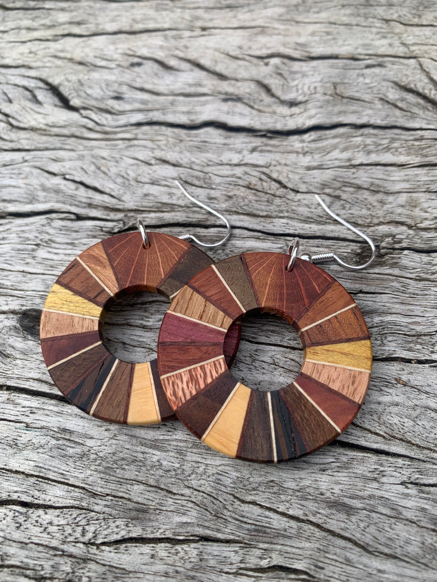 "19 Shades of Wood" Wooden Earrings