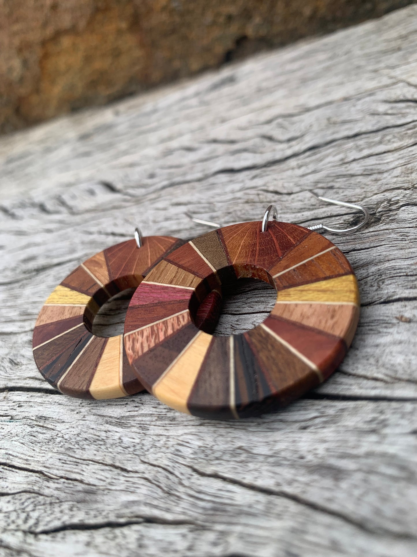 "19 Shades of Wood" Wooden Earrings
