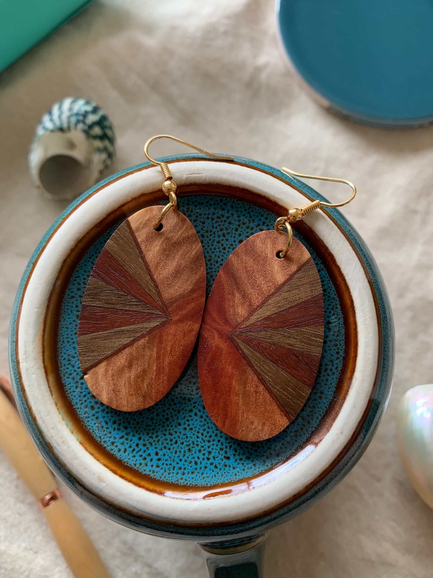Mallee Mirage Wooden Earrings