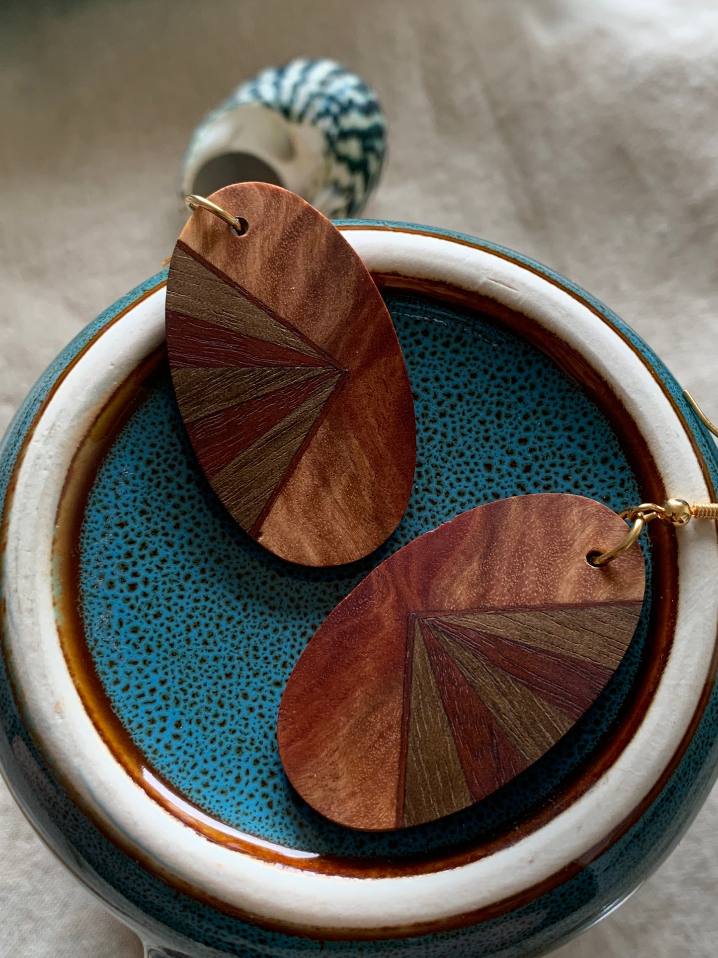 Mallee Mirage Wooden Earrings