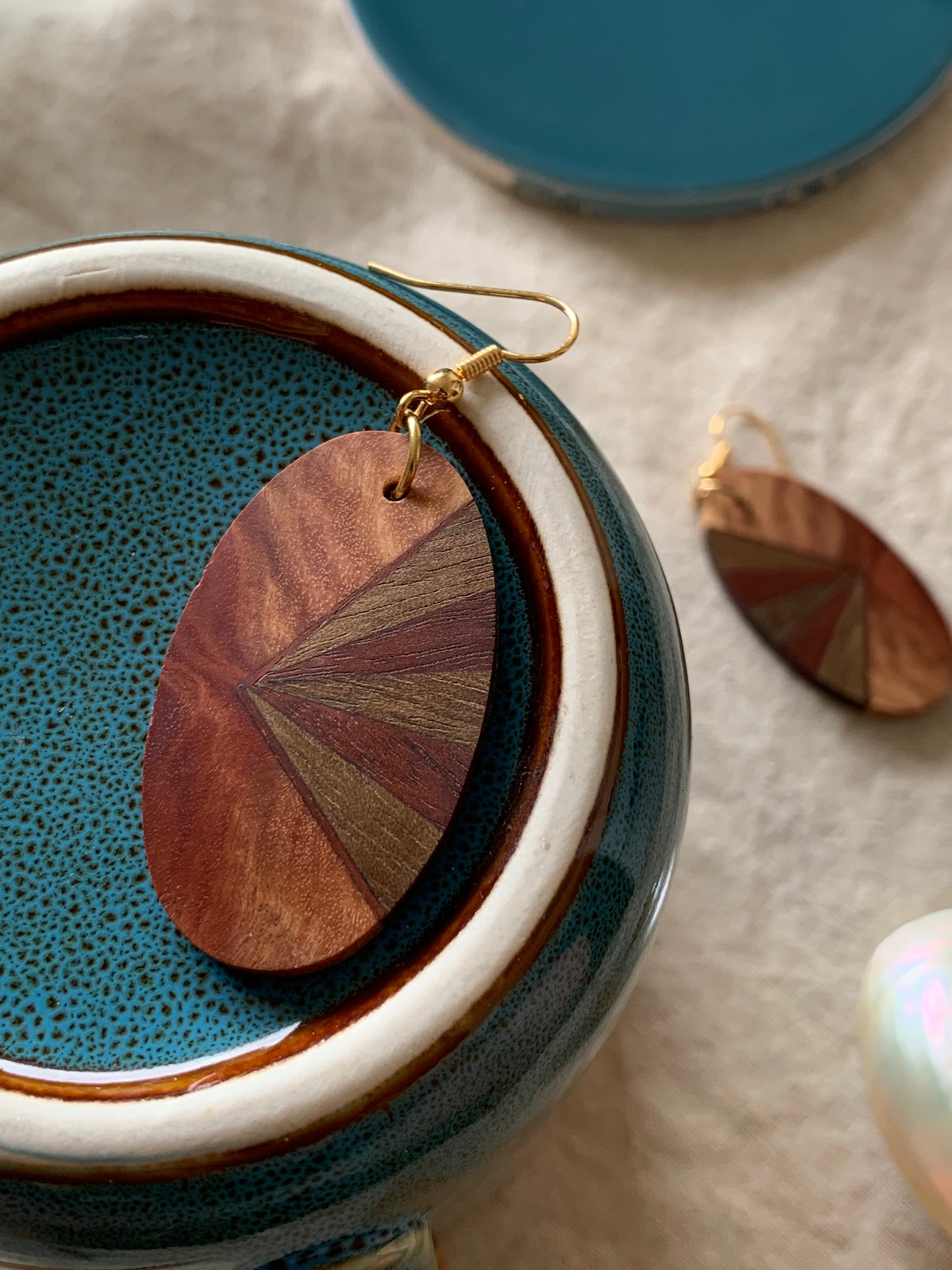 Mallee Mirage Wooden Earrings