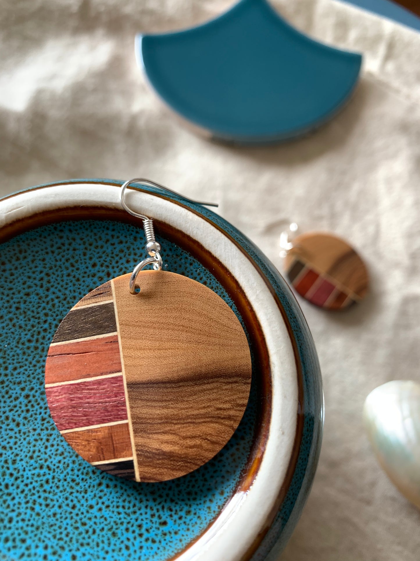 Dune Dream Wooden Earrings