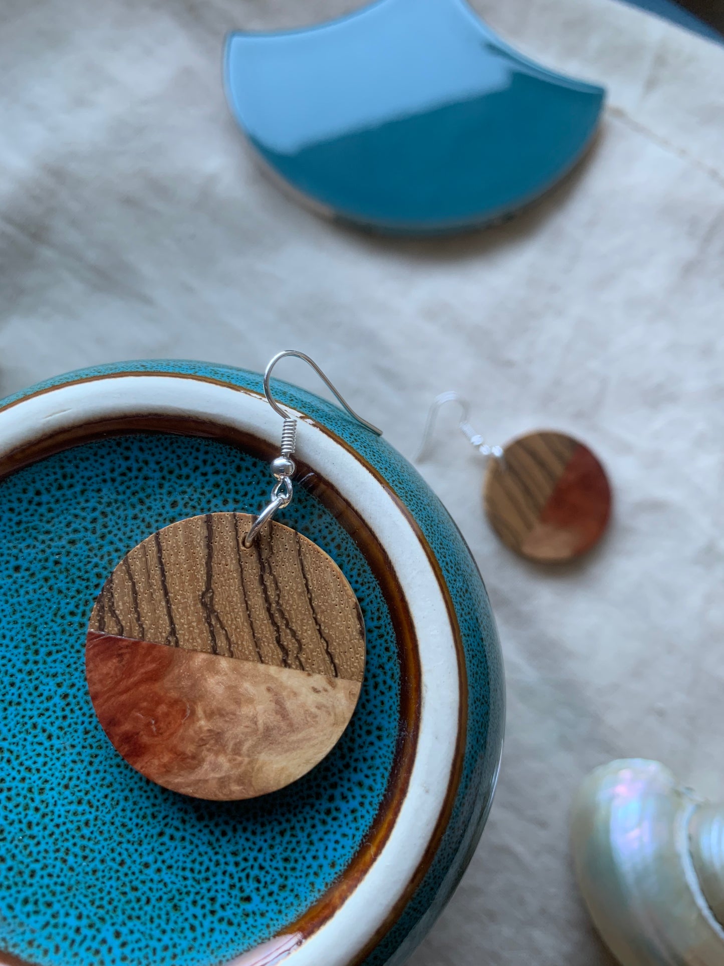 Outback Cascade Wooden Earrings