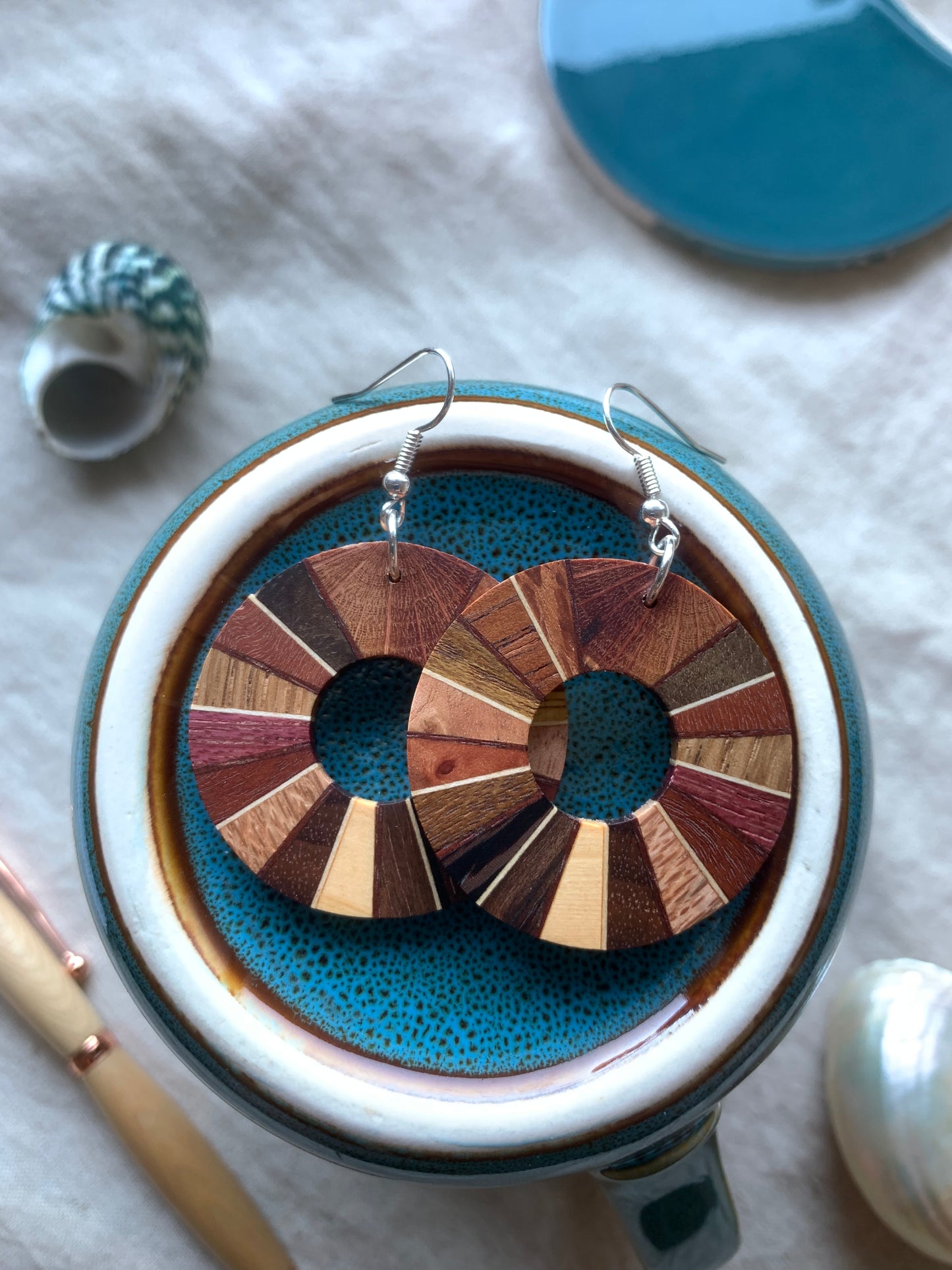 "19 Shades of Wood" Wooden Earrings