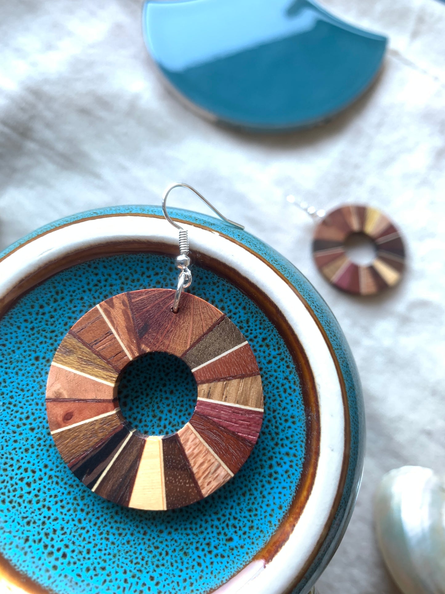 "19 Shades of Wood" Wooden Earrings