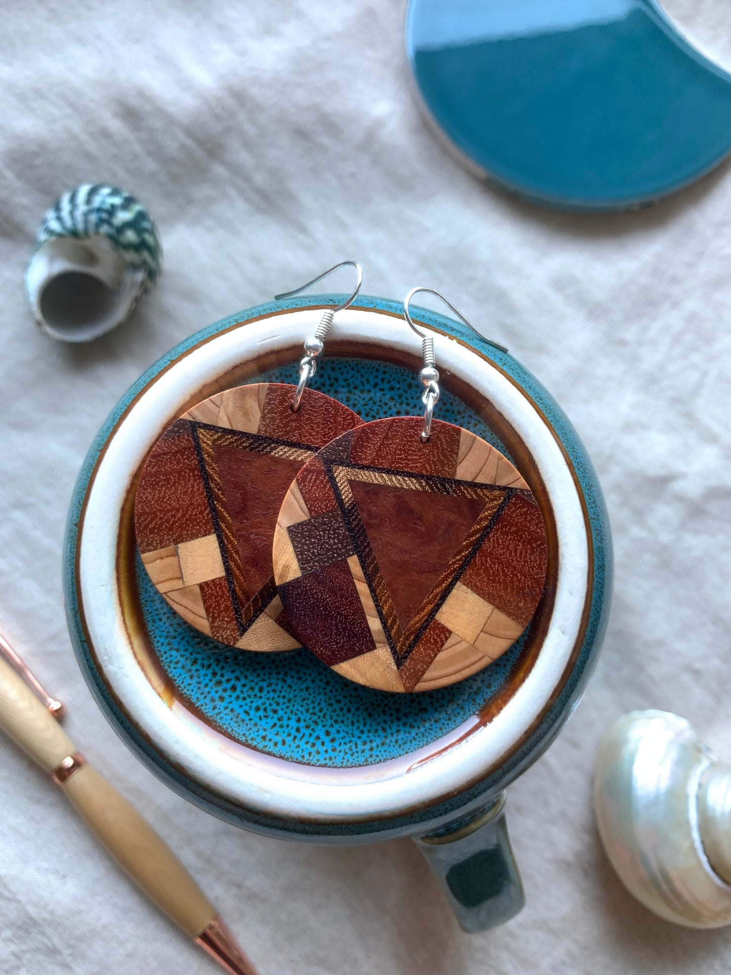 Tribute Wooden Earrings