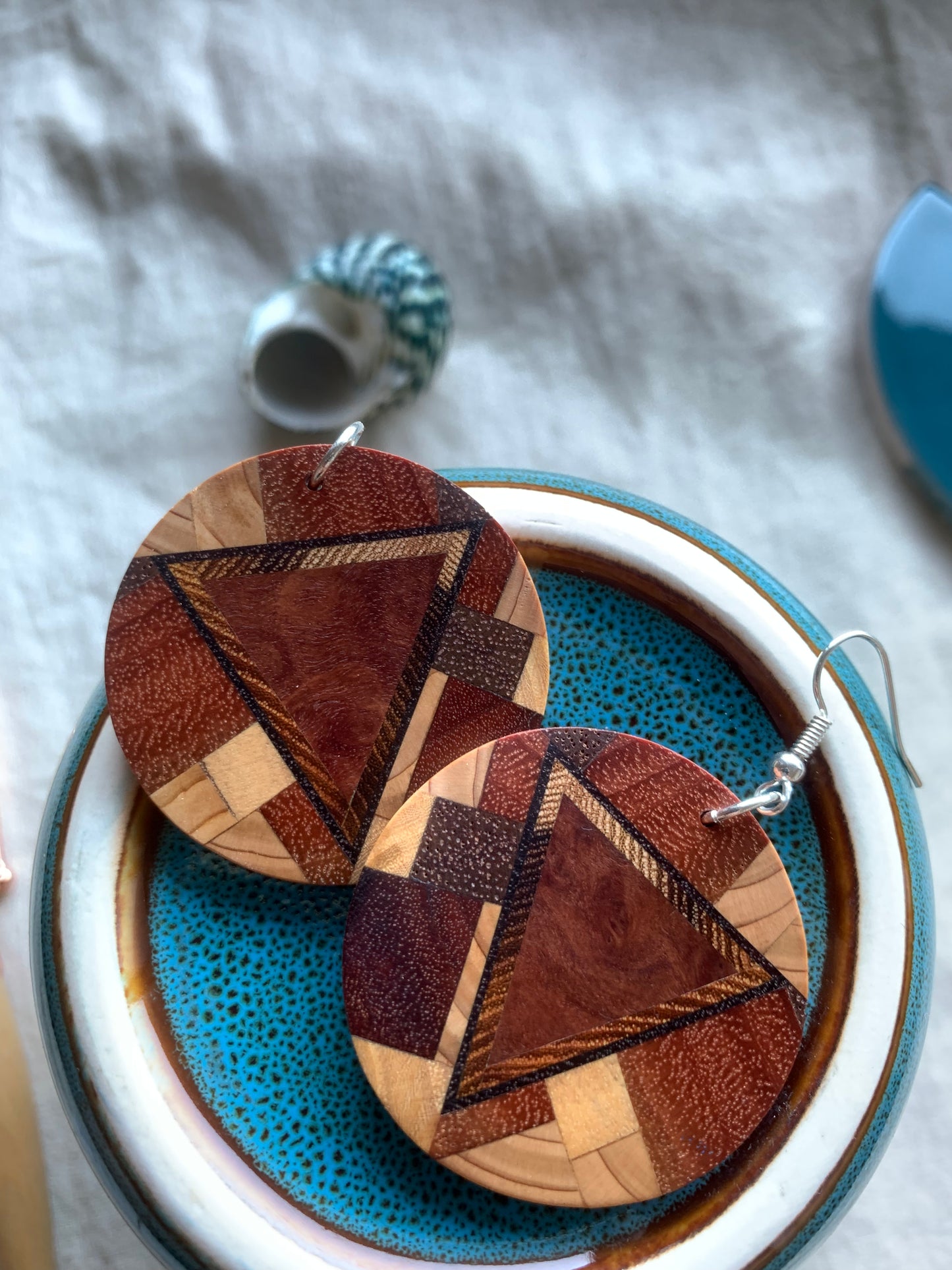 Tribute Wooden Earrings