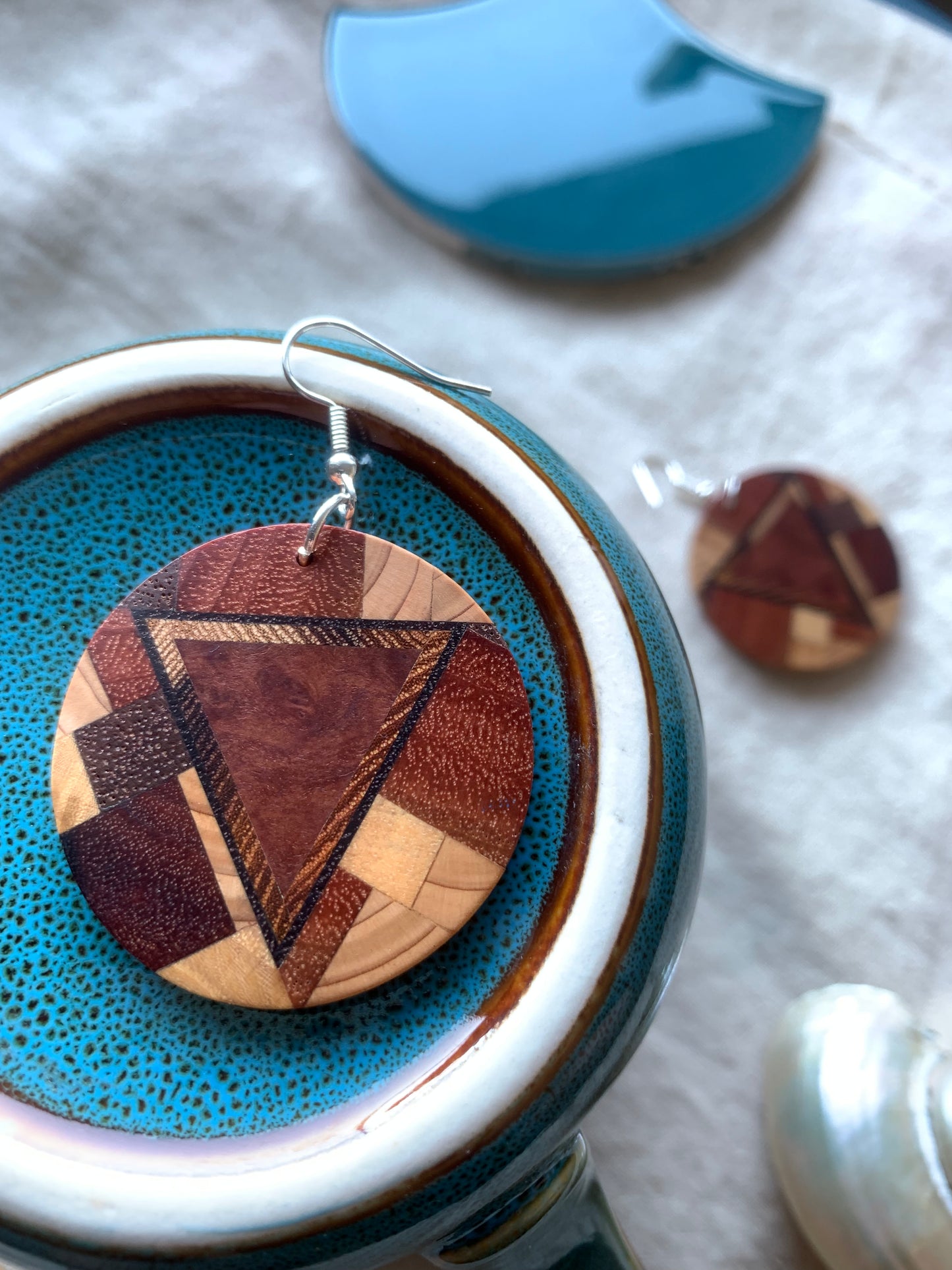 Tribute Wooden Earrings
