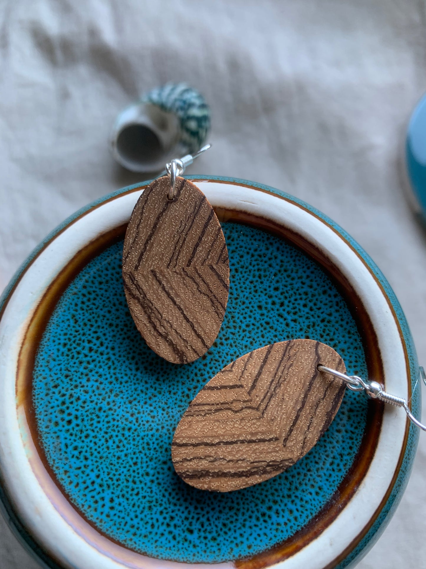 Zebrano Way Wooden Earrings