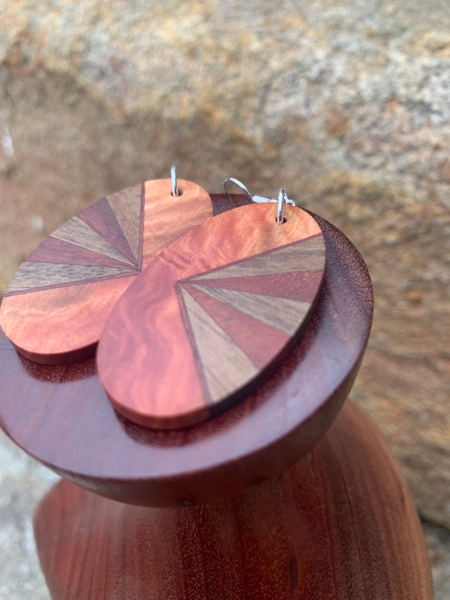 Mallee Mirage Wooden Earrings