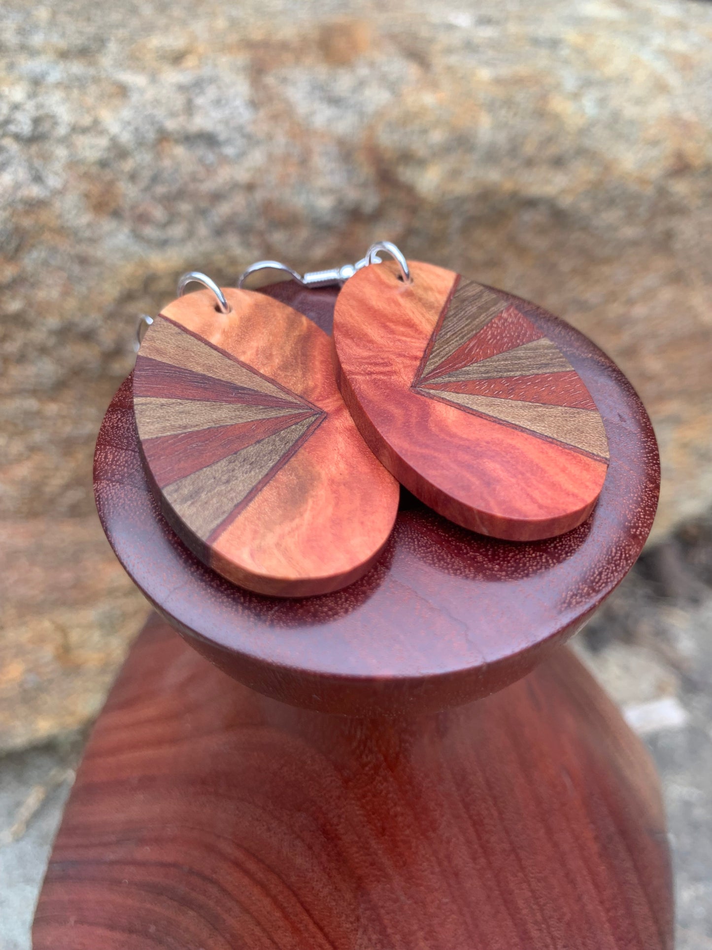 Mallee Mirage Wooden Earrings