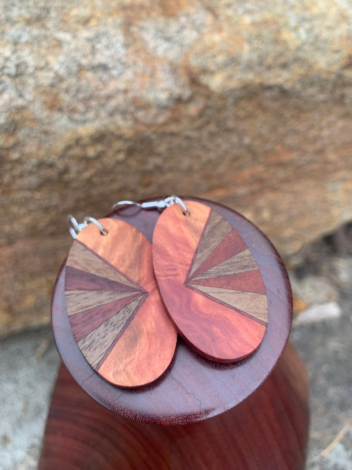 Mallee Mirage Wooden Earrings