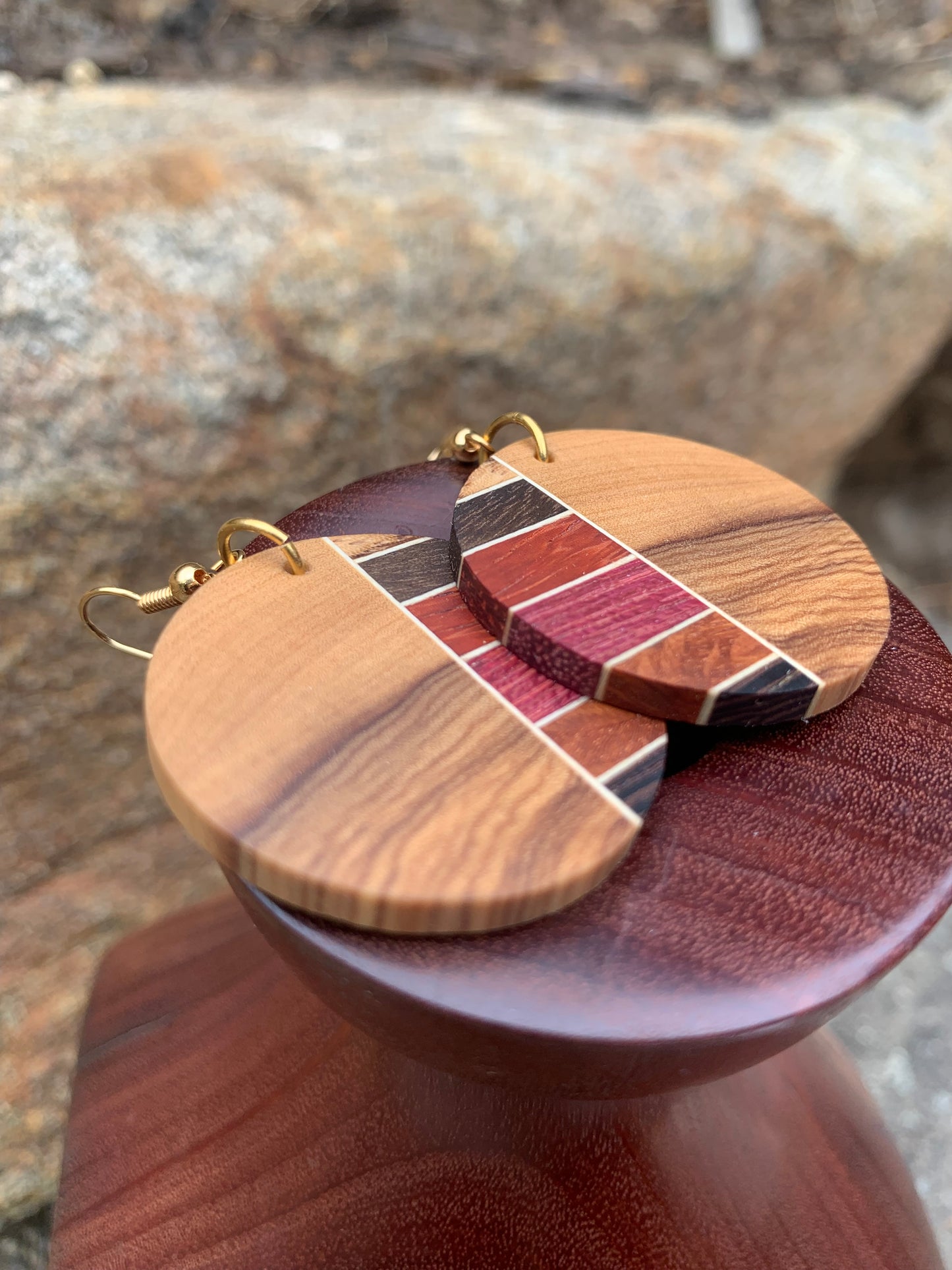 Dune Dream Wooden Earrings