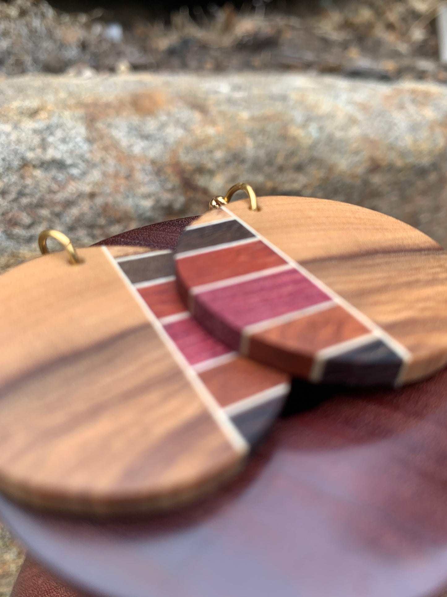 Dune Dream Wooden Earrings