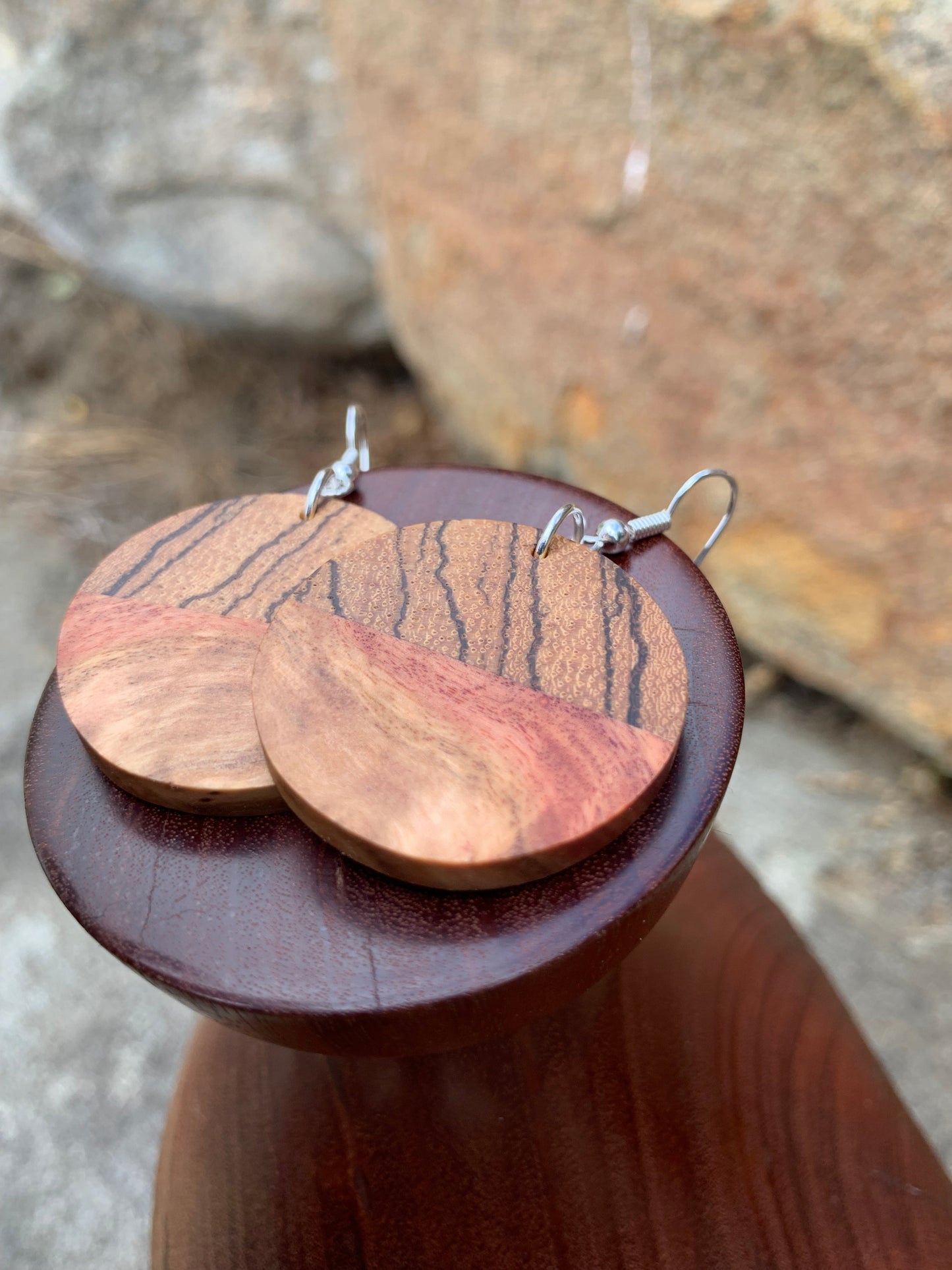 Outback Cascade Wooden Earrings