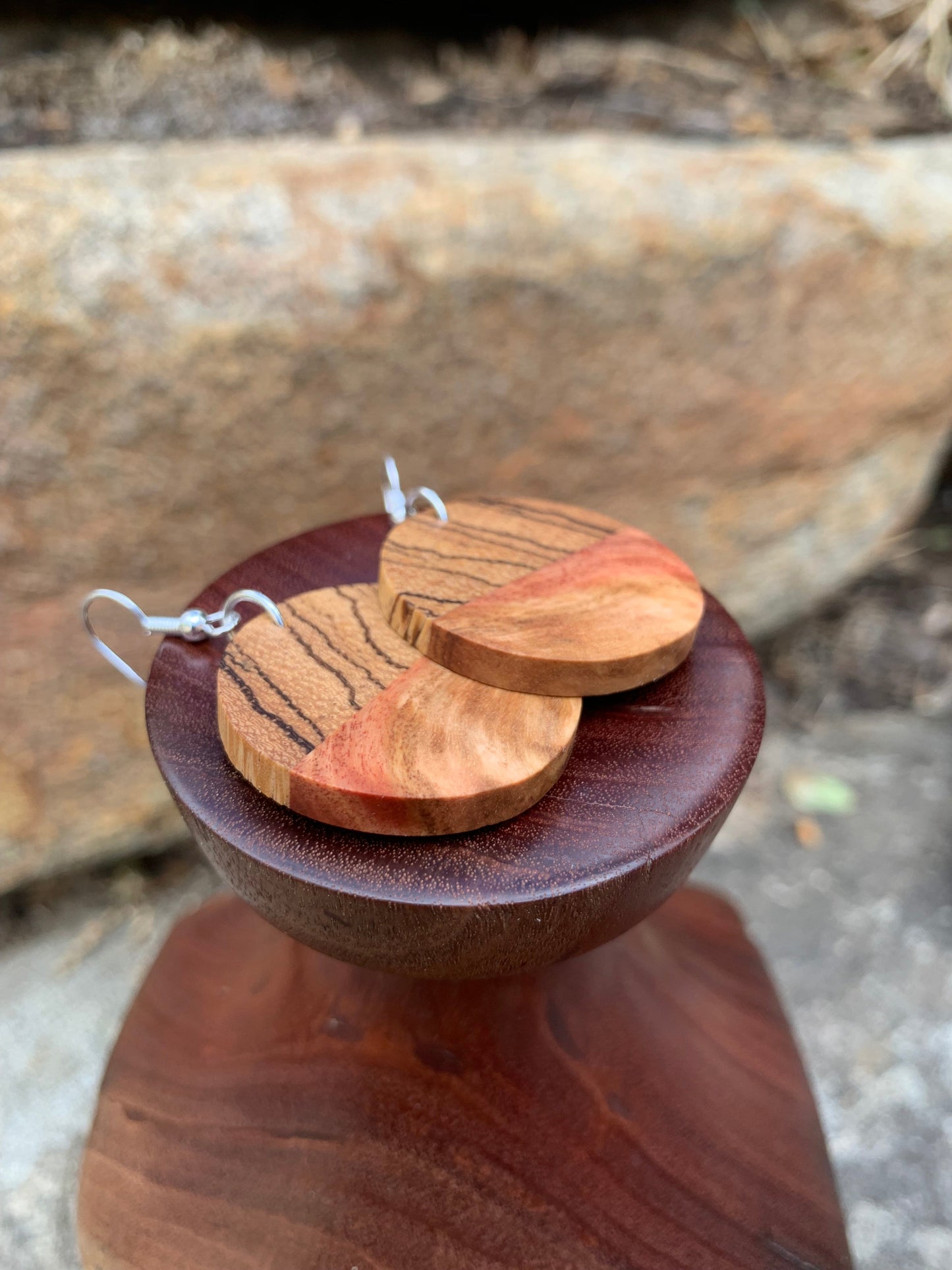 Outback Cascade Wooden Earrings