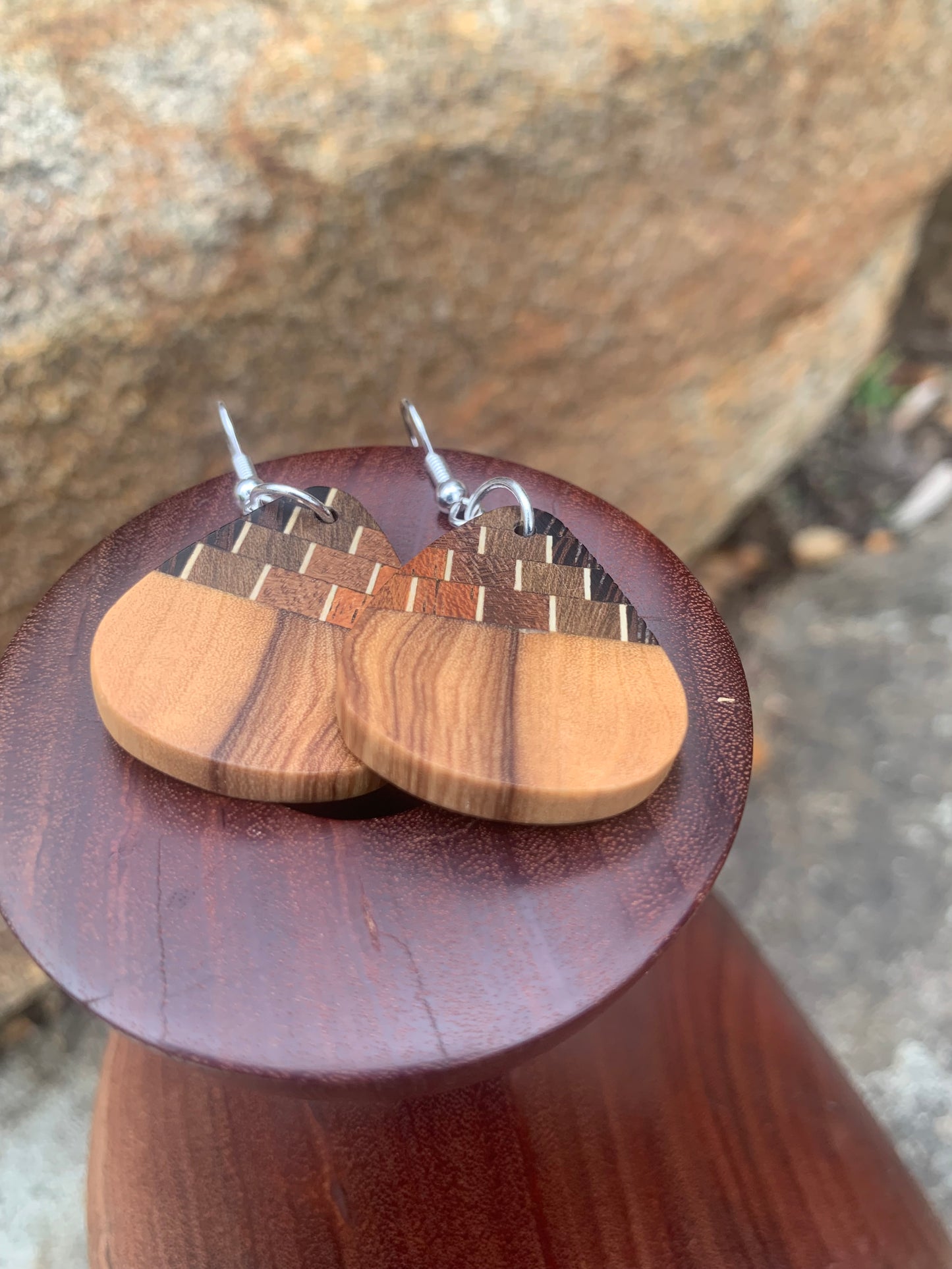 Serene Woods Wooden Earrings