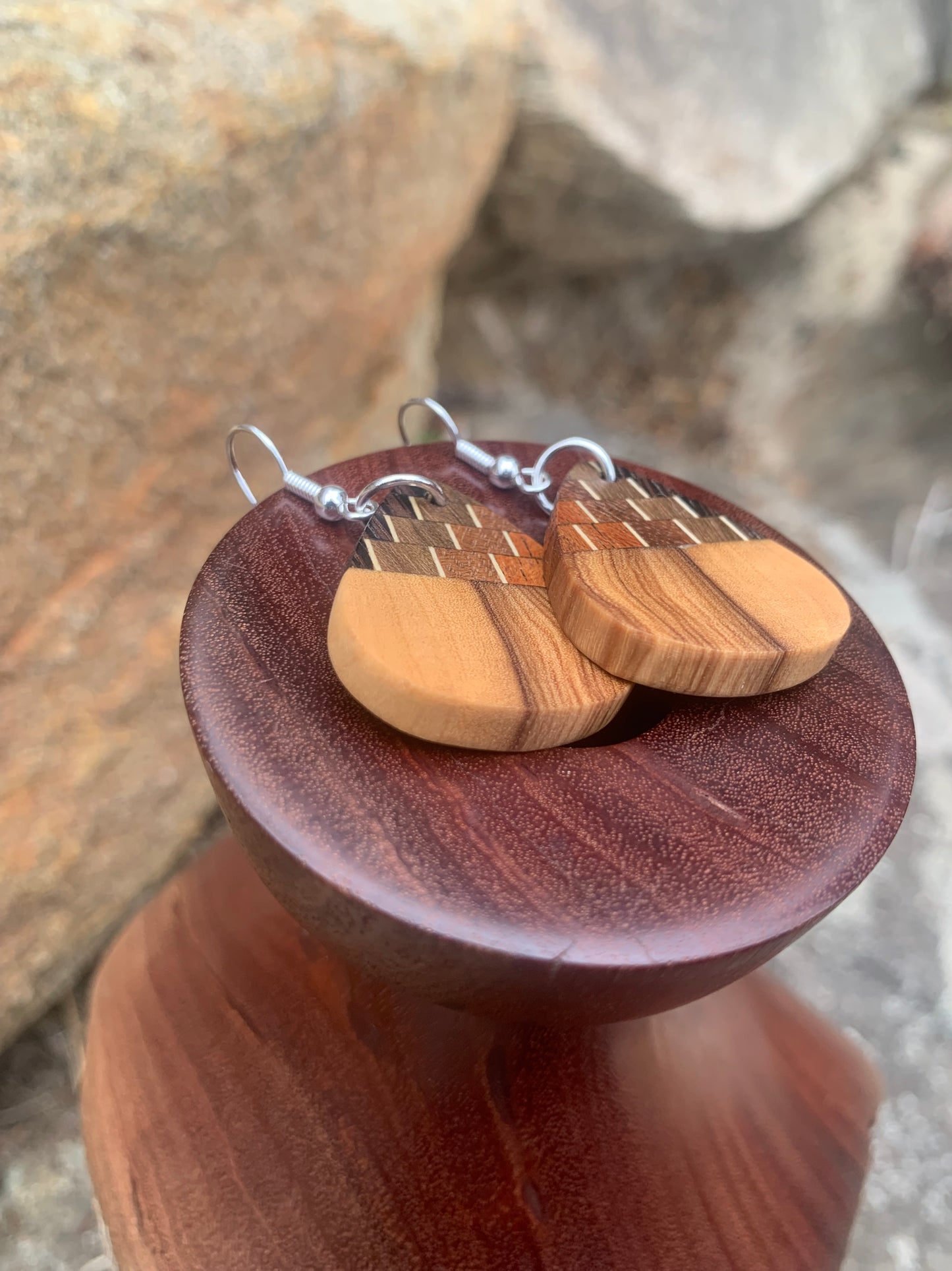 Serene Woods Wooden Earrings