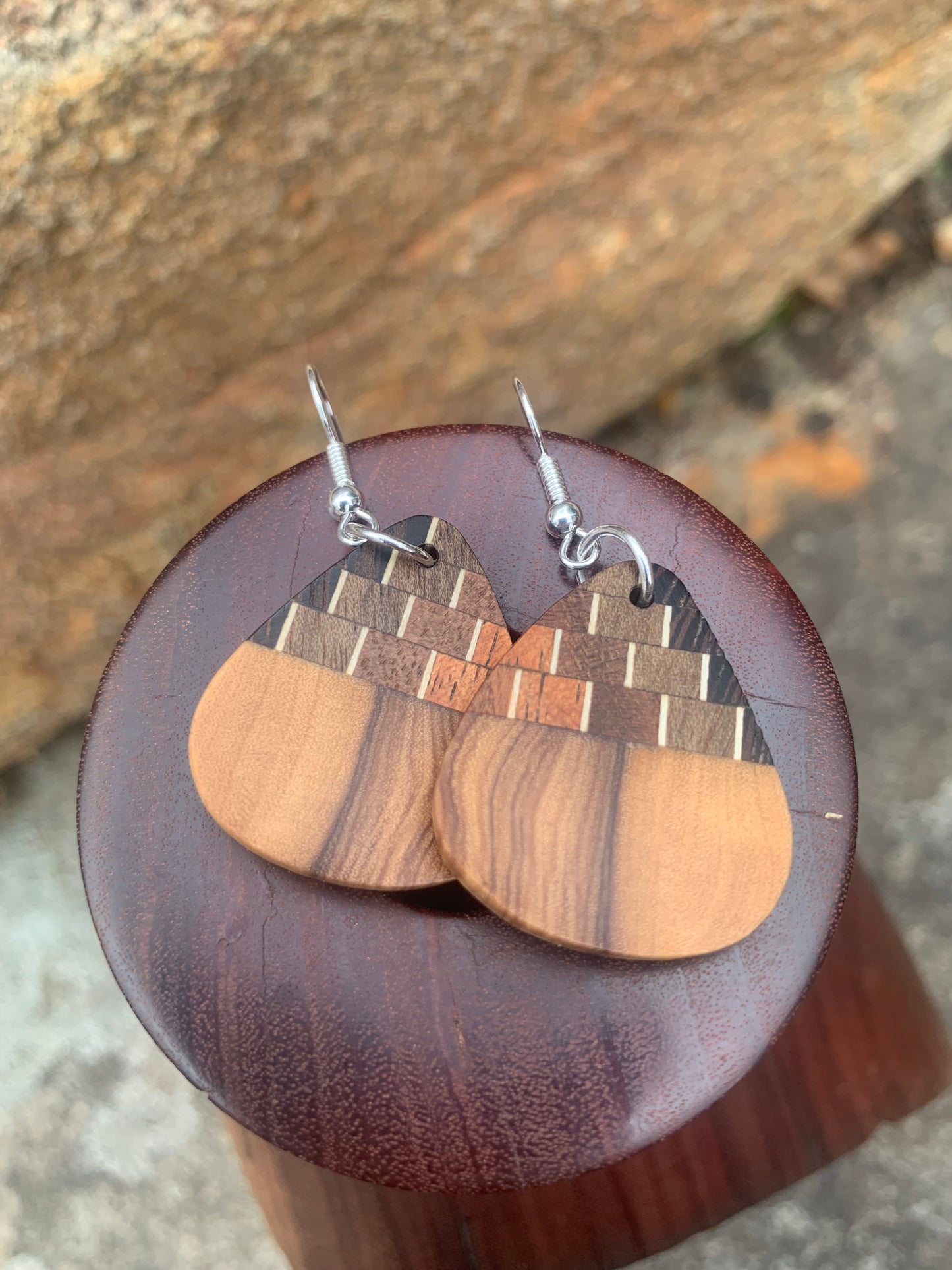 Serene Woods Wooden Earrings