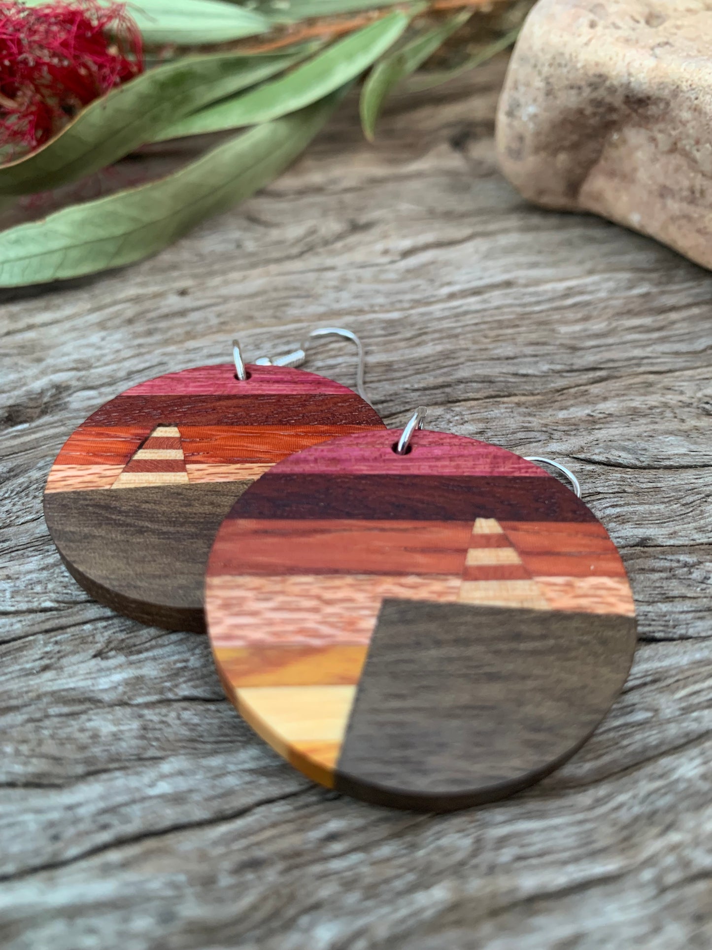 Robe Obelisk Wooden Earrings